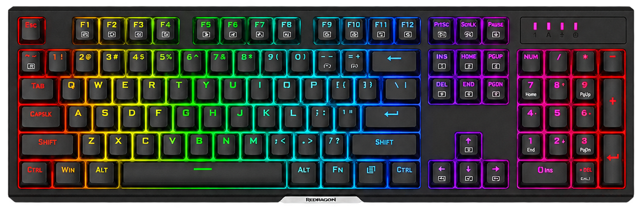 REDRAGON ARGO (K670-RGB) BLACK