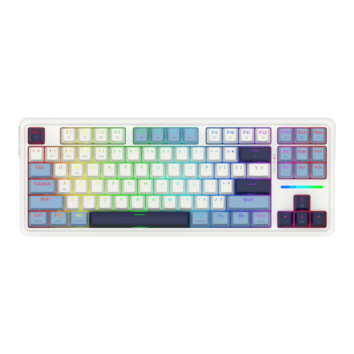 RD KEYBOARD (K728WBB-RGB-PRO) ANTONIUM PRO WHITE+BLUE+BLUE