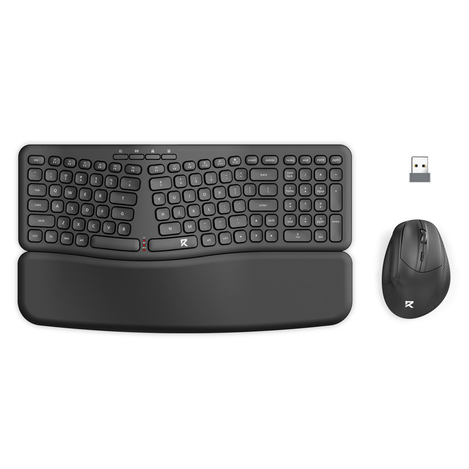 RD WIRELESS OFFICE COMBO (BS-7162MAX) 2IN1 BLACK