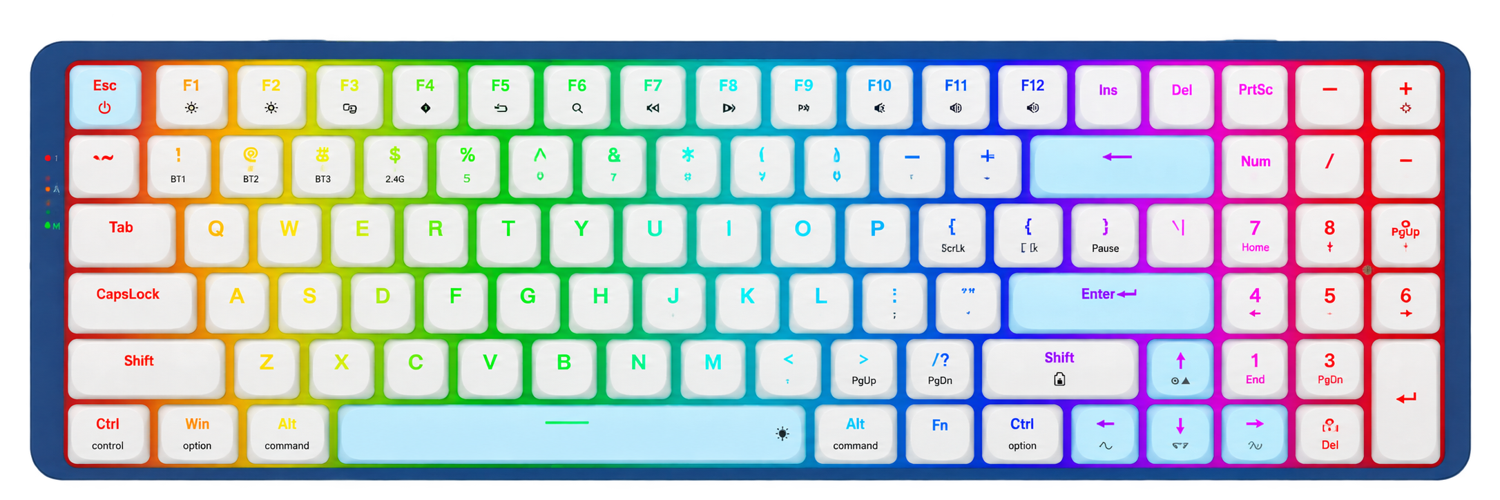 REDRAGON EVA PRO (K684WB-RGB-PRO) WHITE BLUE