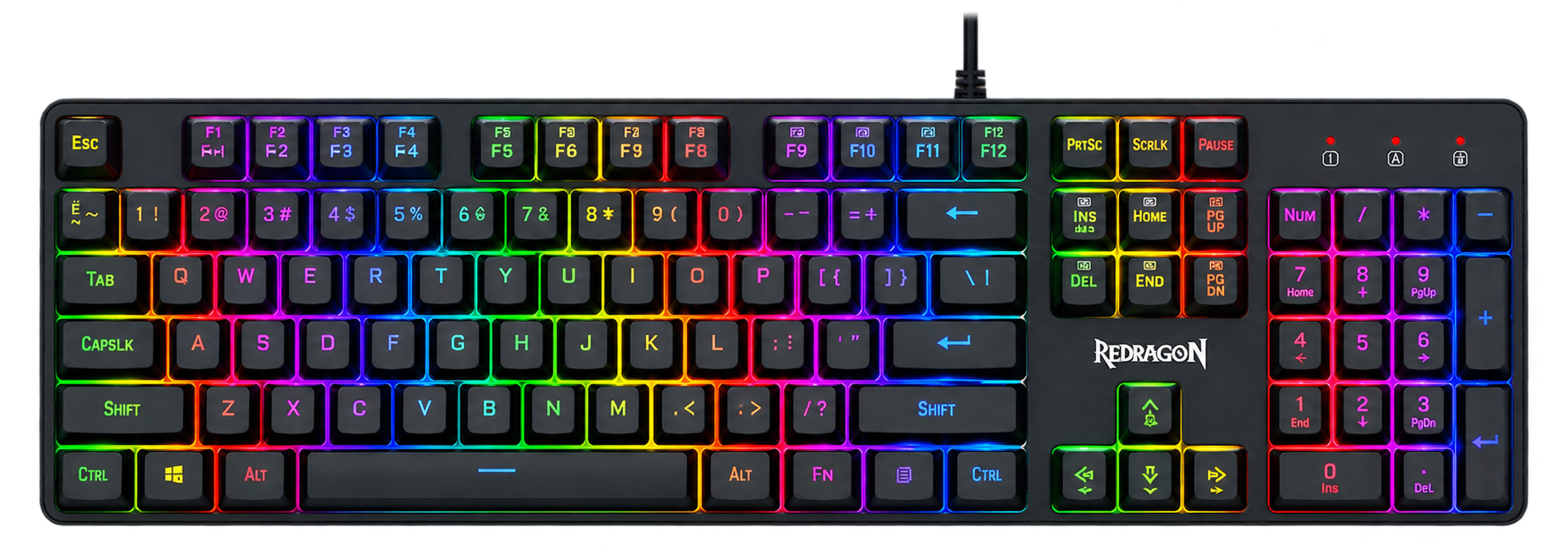 REDRAGON NAGATO (K514-RGB) BLACK