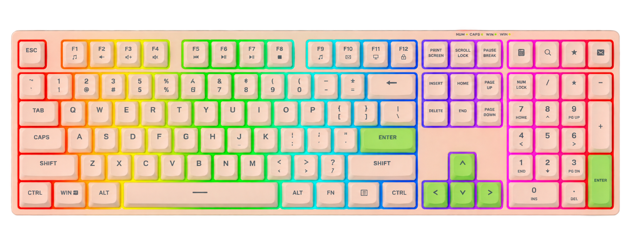 REDRAGON CRUX (K518-RGB-WG)