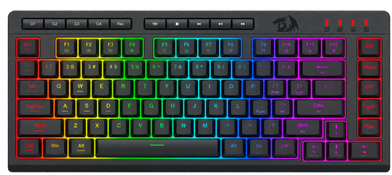 REDRAGON CRESCENT PRO (K524RGB-PRO) BLACK
