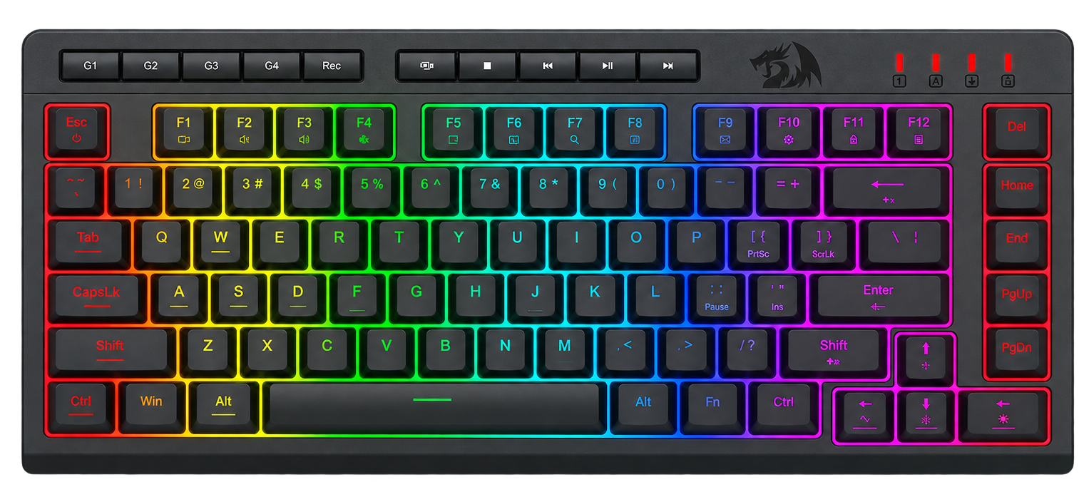 REDRAGON CRESCENT PRO (K524RGB-PRO) BLACK