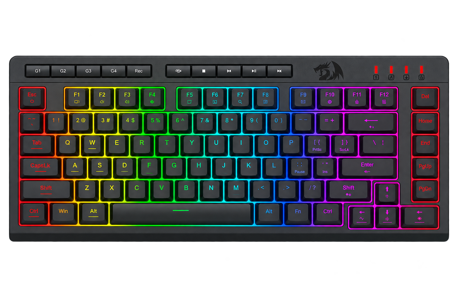 REDRAGON CRESCENT PRO (K524RGB-PRO) BLACK