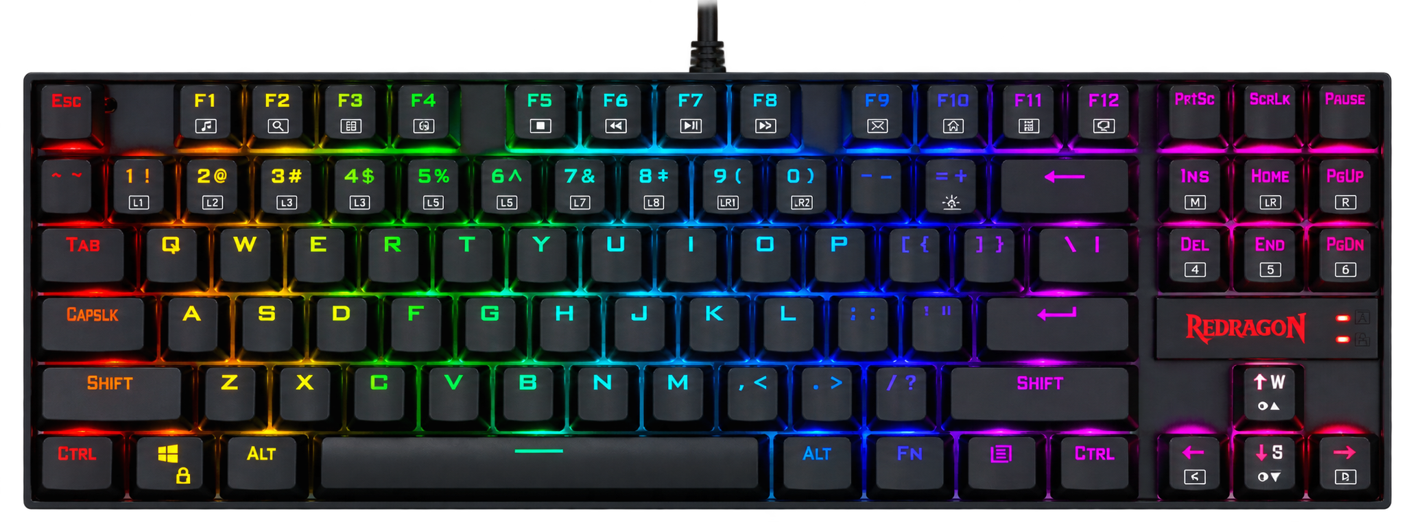 REDRAGON KUMARA (K552RGB-2) BLACK