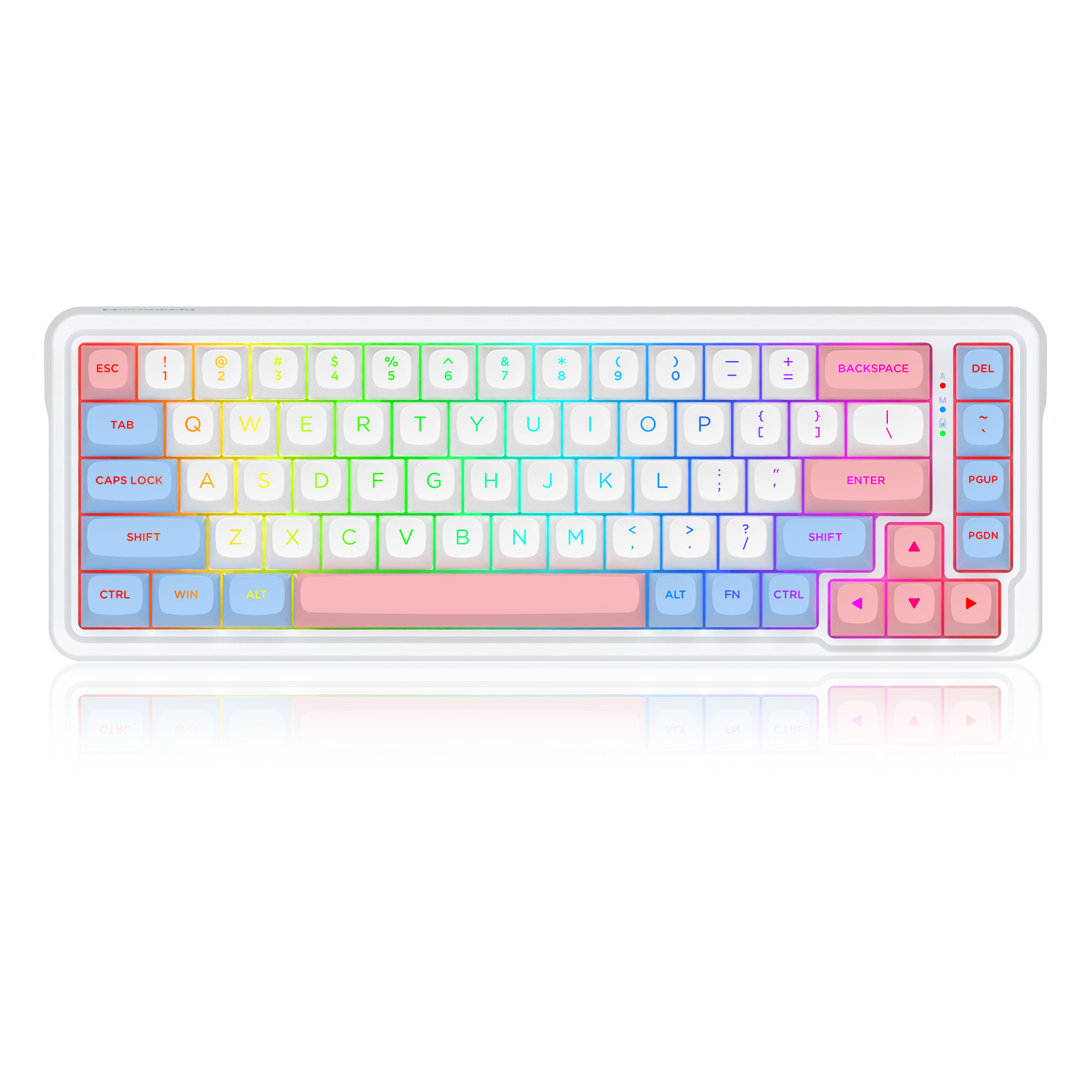 REDRAGON NOVA PRO (K709WBP-RGB-PRO)  WHITE+BLUE+PINK