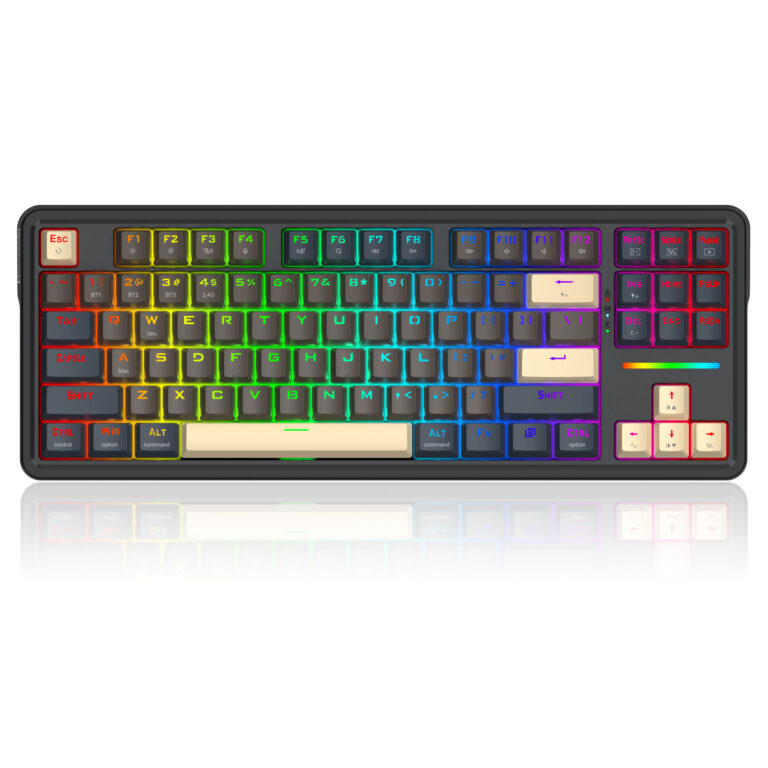 RD KEYBOARD (K728GGY-RGB-PRO) ANTONIUM PRO GRADIENT GREY+YELLOW