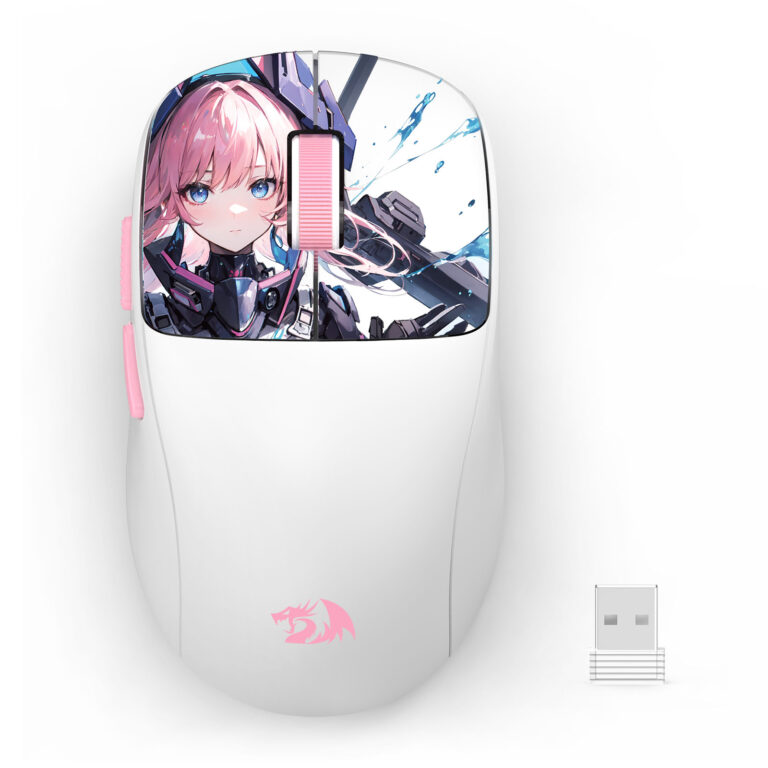 RD WIRELESS MOUSE (M817AK-PRO-STD) KLYAMOOR PRO STANDARD WHITE-PINK