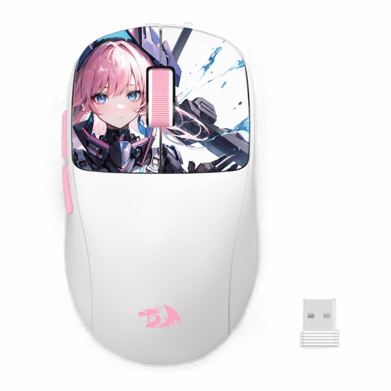REDRAGON KLYAMOOR PRO STANDARD (M817AK-PRO-STD) WHITE-PINK