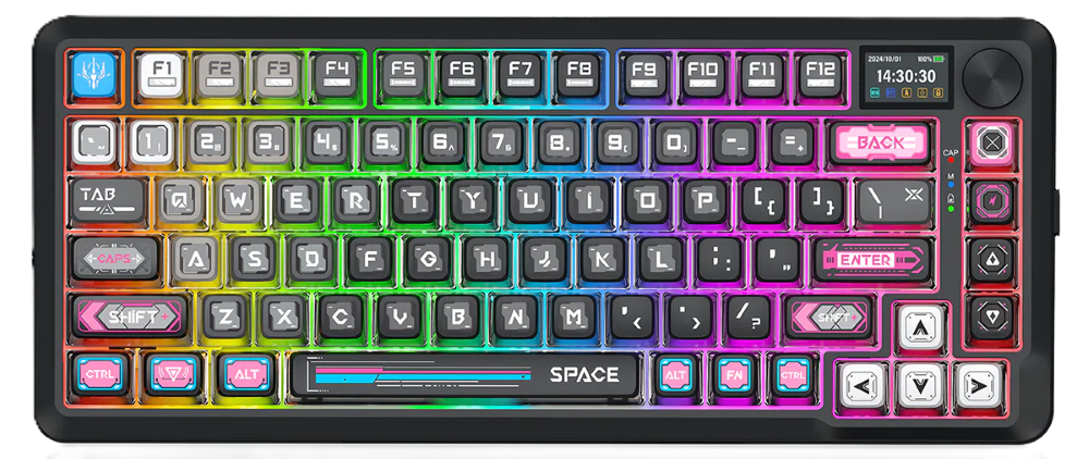 REDRAGON FLEKACT PRO (K708MC-RGB-PRO)  W/ LCD SCREEN