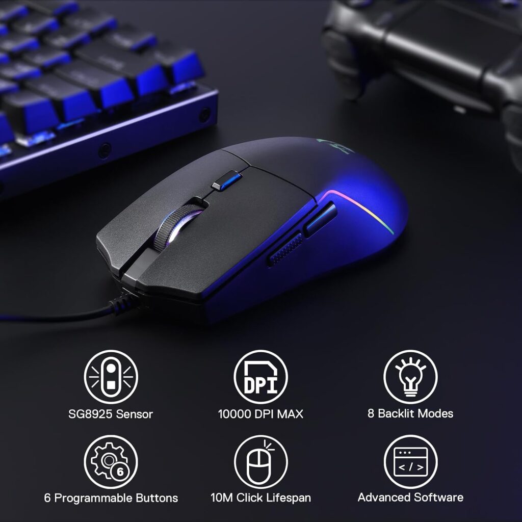 REDRAGON NAGA (M730-RGB) BLACK - Redragon