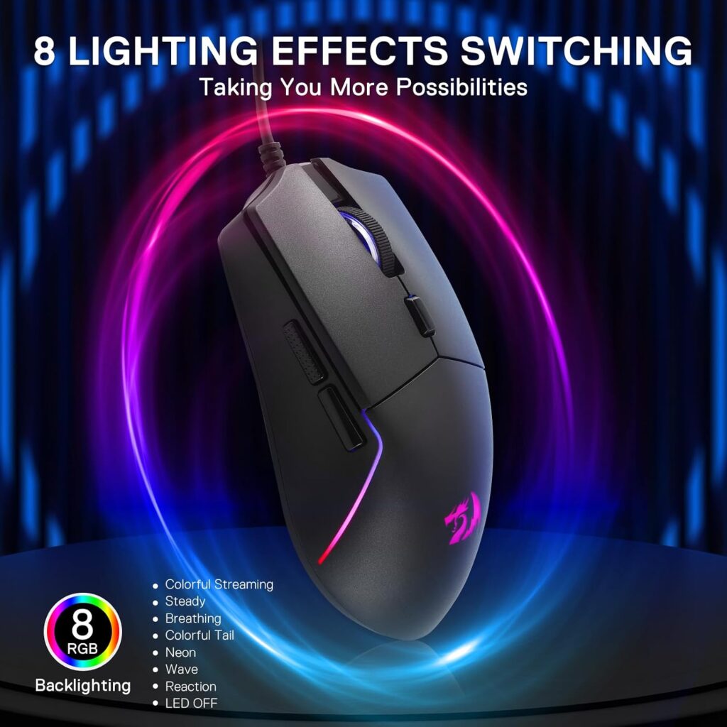 REDRAGON NAGA (M730-RGB) BLACK - Redragon