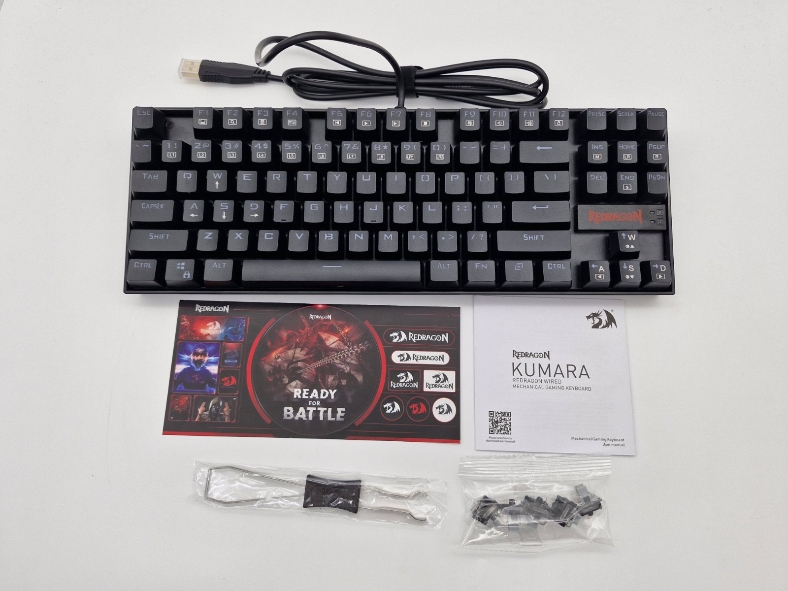 RD KEYBOARD K552-BB-3 (4 IN 1 COMBO)