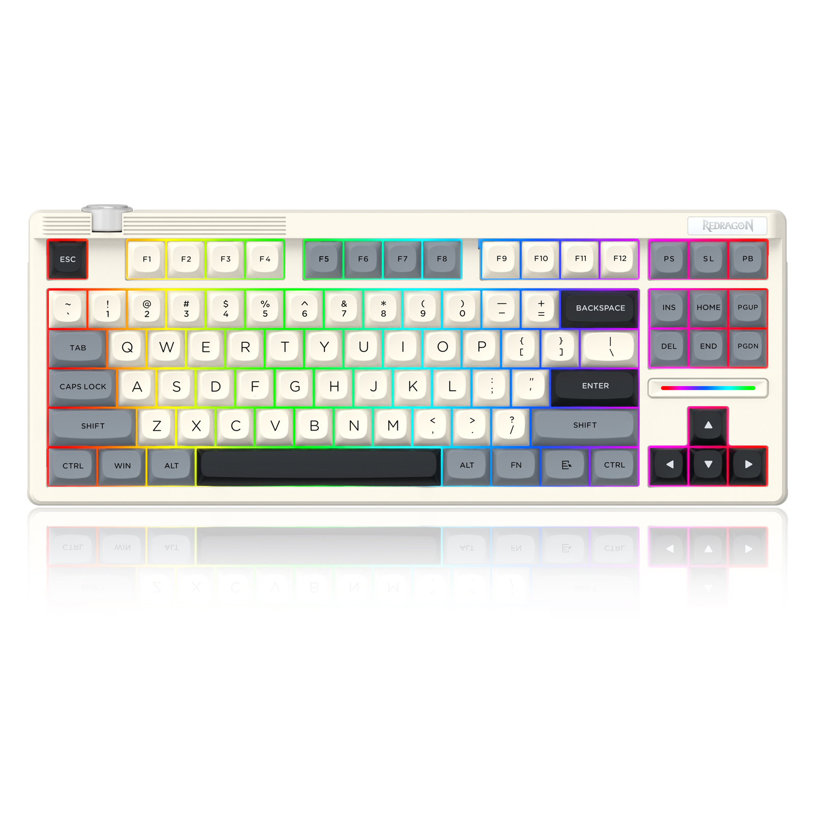 RD WIRELESS MECHANICAL KEYBOARD (K729GBW-RGB-PRO) OTIIM PRO | GREY-BLACK-WHITE