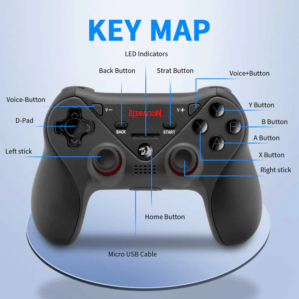 RD GAMEPAD (G812) CERES BLACK