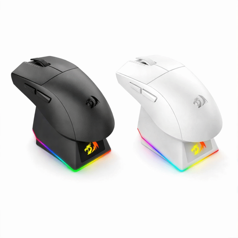 RD MOUSE (M916-MAX) KING MAX WIRELESS BLACK & WHITE
