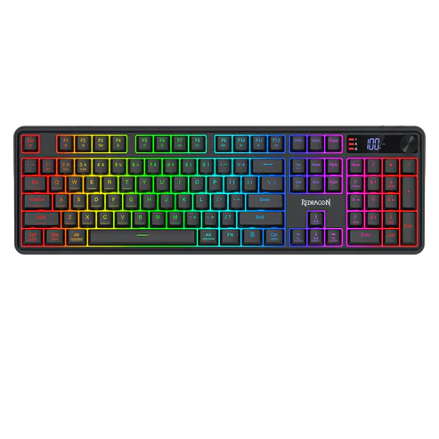 RD KEYBOARD (K526BP-RGB) RM104 PRO VOLCANO BLACK PINK